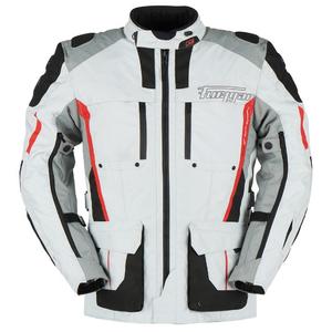 Furygan Brevent jachetă de motocicletă 3 în 1 alb-gri-roșu-negru pentru motociclete