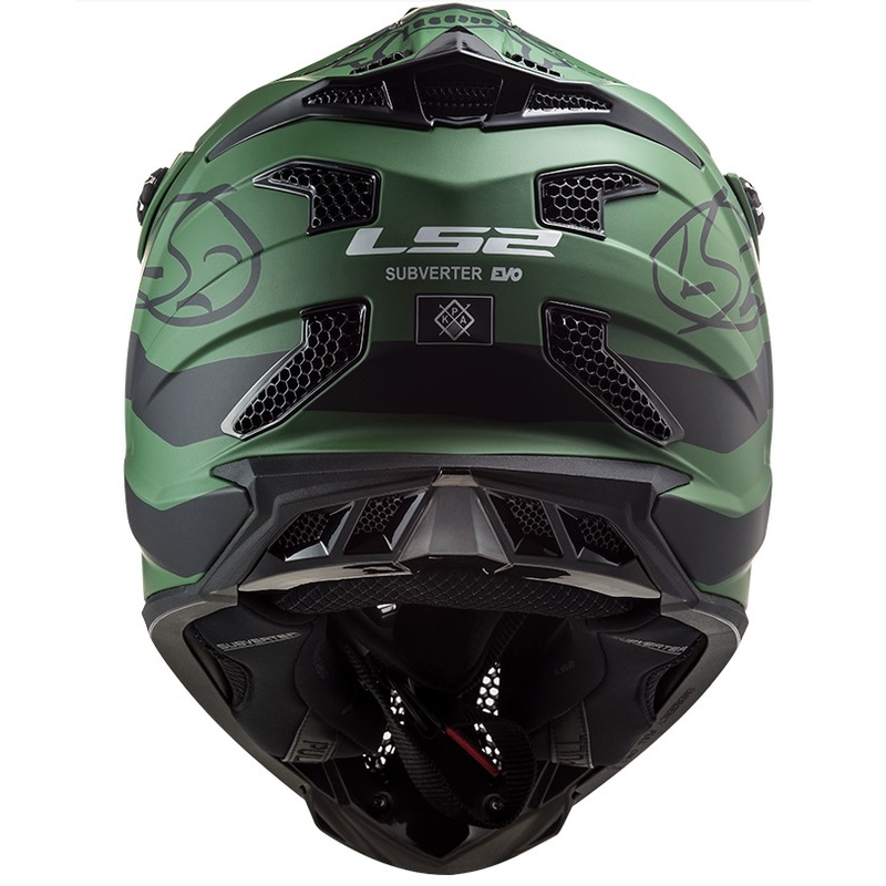 Cască de motocros LS2 MX700 Subverter Cargo green matt