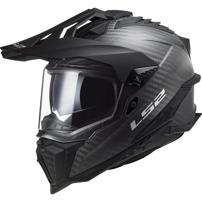Cască de enduro LS2 MX701 Explorer C Carbon Black Gloss