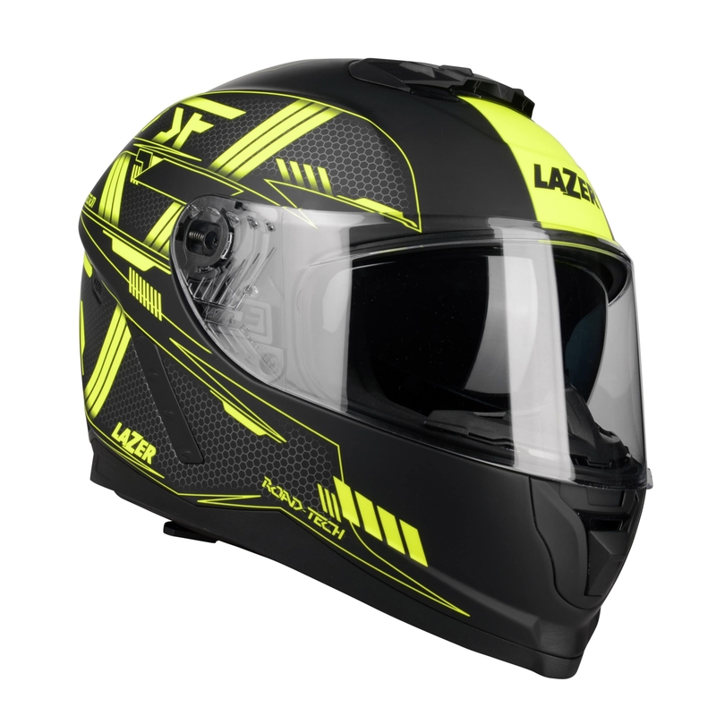 Cască de motocicletă integrală Lazer Rafale Evo MM Roadtech negru-fluo galben