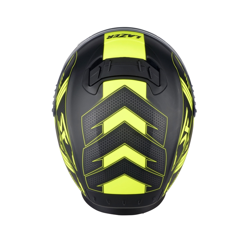 Cască de motocicletă integrală Lazer Rafale Evo MM Roadtech negru-fluo galben