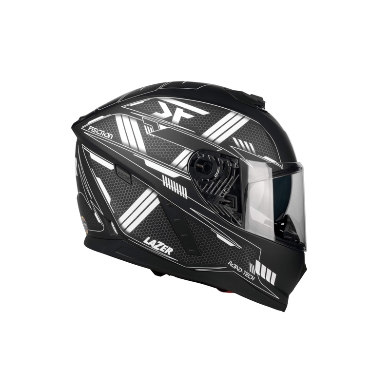 Cască integrală de motocicletă Lazer Rafale Evo MM Roadtech negru și alb