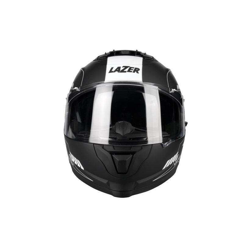 Cască integrală de motocicletă Lazer Rafale Evo MM Roadtech negru și alb