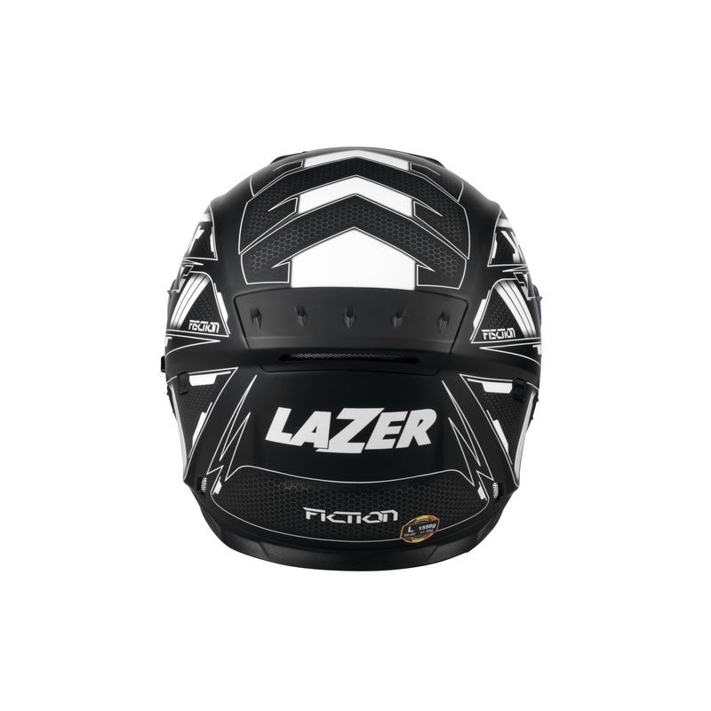 Cască integrală de motocicletă Lazer Rafale Evo MM Roadtech negru și alb