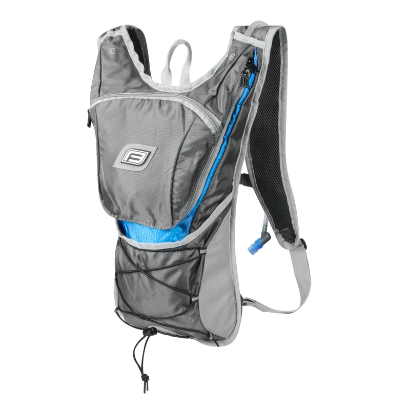 Rucsac de ciclism FORCE Twin Plus 14 l gri-albastru cu hidrovac lichidare