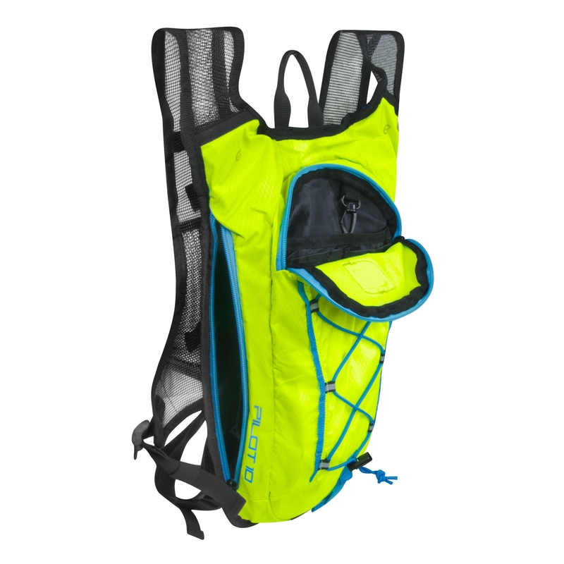 Rucsac pentru ciclism FORCE Pilot Plus 10 l galben fluo cu hidrovac lichidare