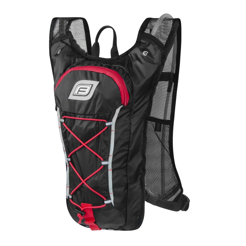 Rucsac de ciclism FORCE Pilot Plus 10 l negru-roșu cu hidrovac lichidare