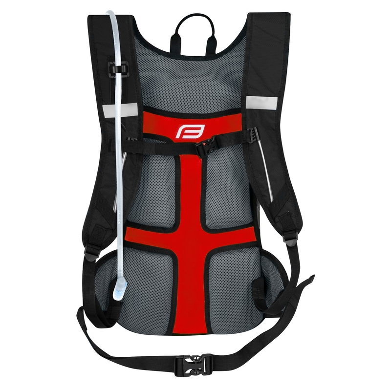 Rucsac de ciclism FORCE Berry Ace Plus 12 l negru-gri cu hidrovac lichidare