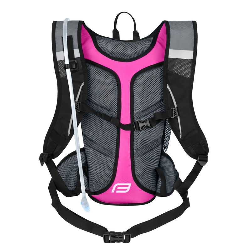 Rucsac pentru ciclism FORCE Aron Ace Plus 10 l roz-gri cu hidrovac lichidare
