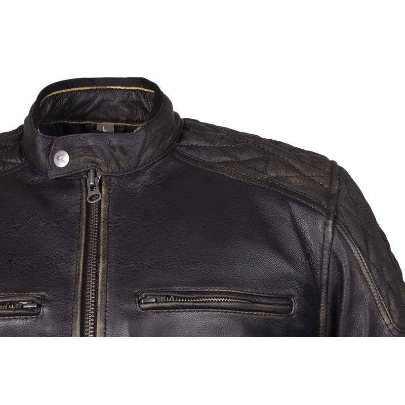 Geacă moto Street Racer Tribe Retro maro