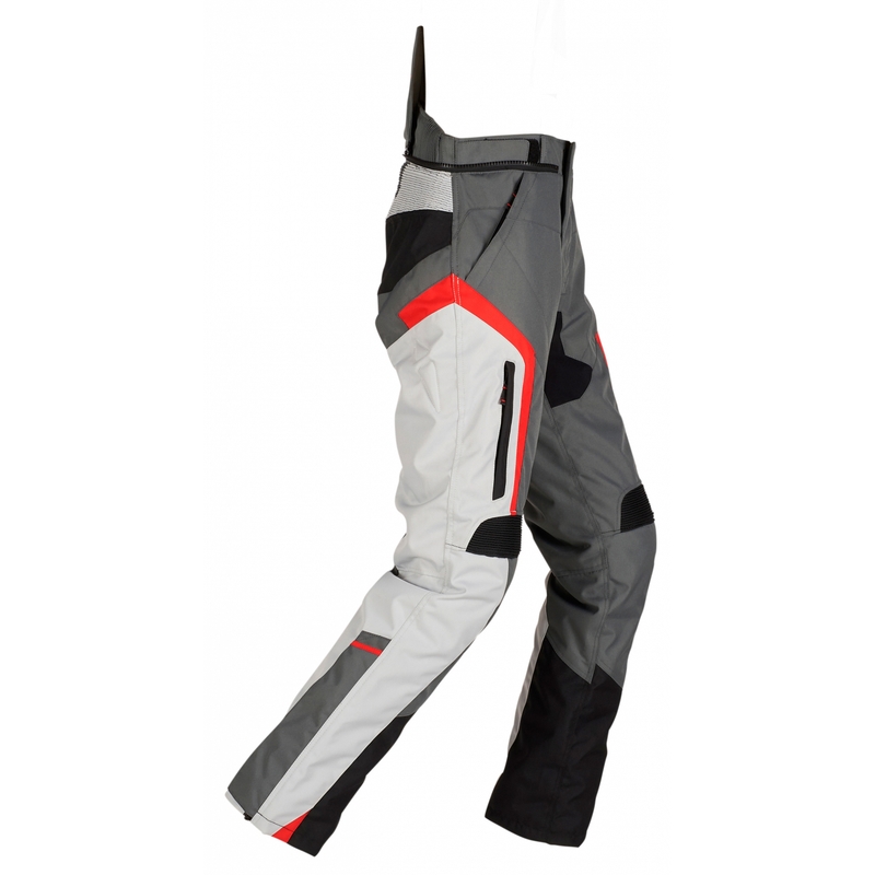 Pantaloni de motocicletă Furygan Apalaches negru-alb-roșu-gri negru lichidare