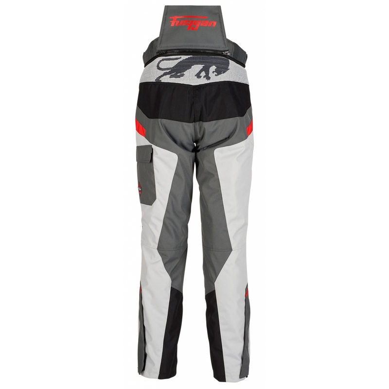 Pantaloni de motocicletă Furygan Apalaches negru-alb-roșu-gri negru lichidare