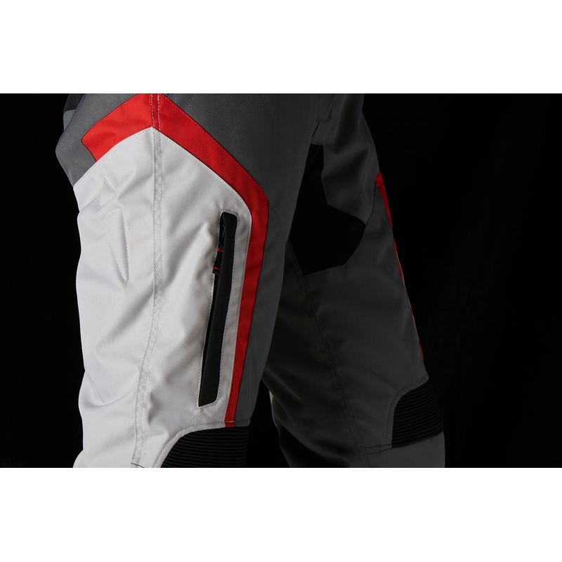 Pantaloni de motocicletă Furygan Apalaches negru-alb-roșu-gri negru lichidare