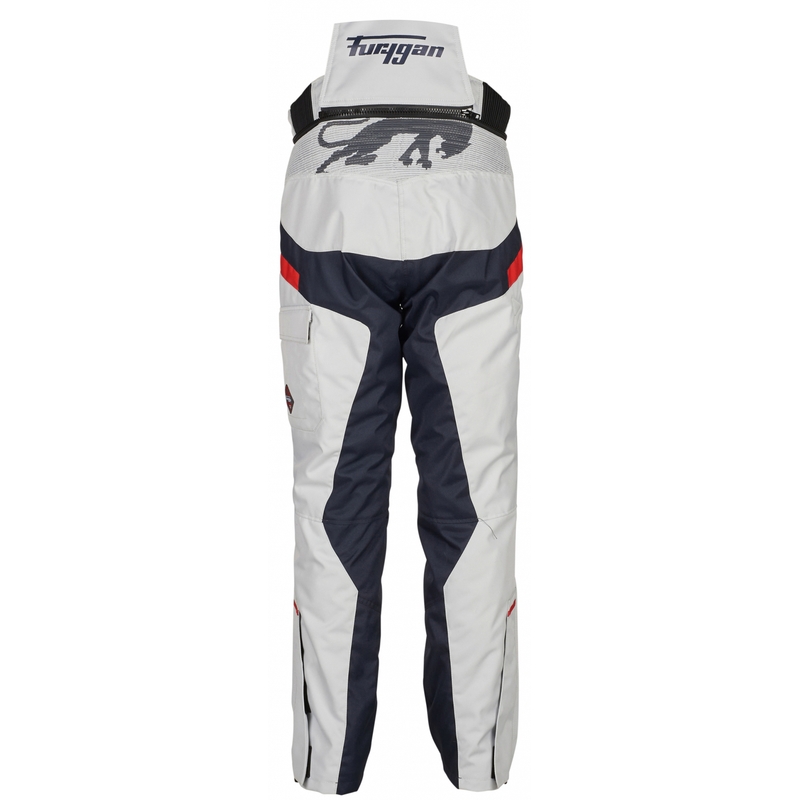 Furygan Apalaches Negru-roșu-alb-alb-albastru Pantaloni pentru motociclete lichidare