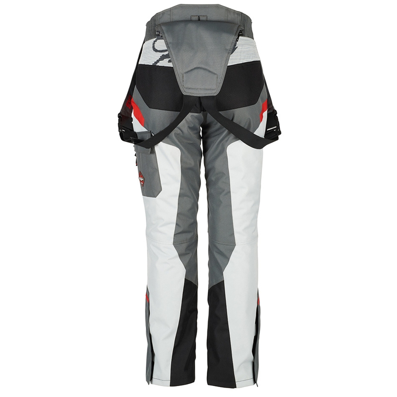 Pantaloni moto pentru femei Furygan Apalaches negru-roșu-alb-gri pentru motociclete Furygan Apalaches negru-roșu-alb-gri lichidare