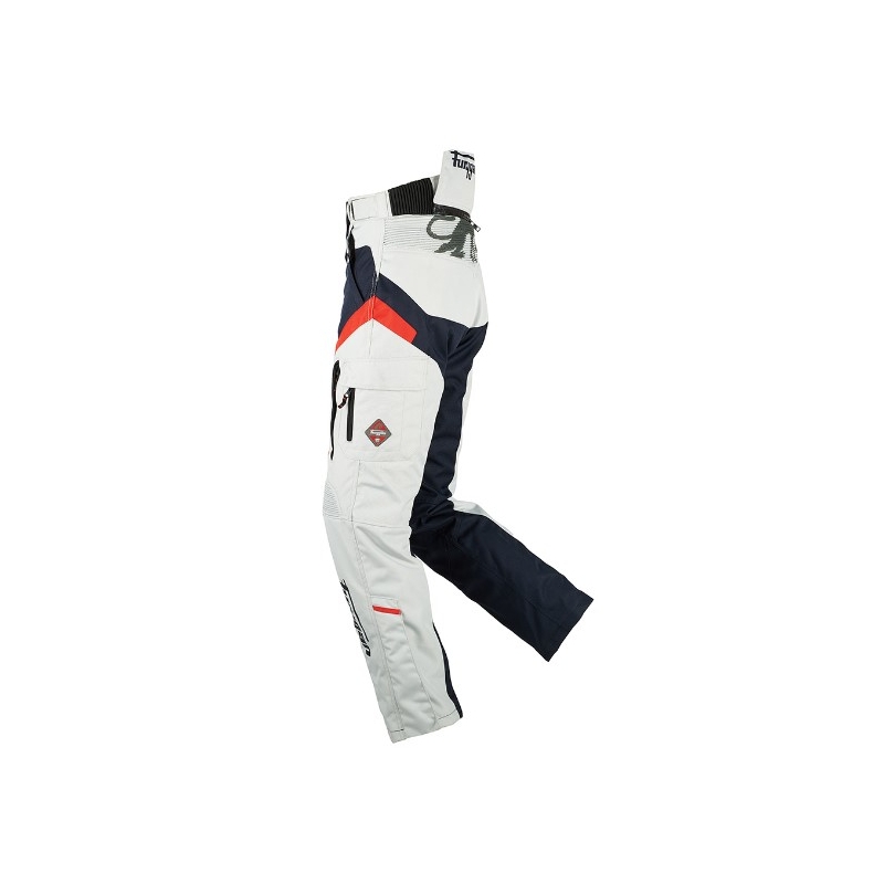Pantaloni moto pentru femei Furygan Apalaches negru-roșu-alb-alb-albastru lichidare