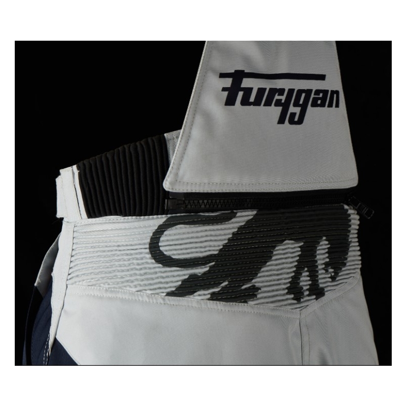 Pantaloni moto pentru femei Furygan Apalaches negru-roșu-alb-alb-albastru lichidare