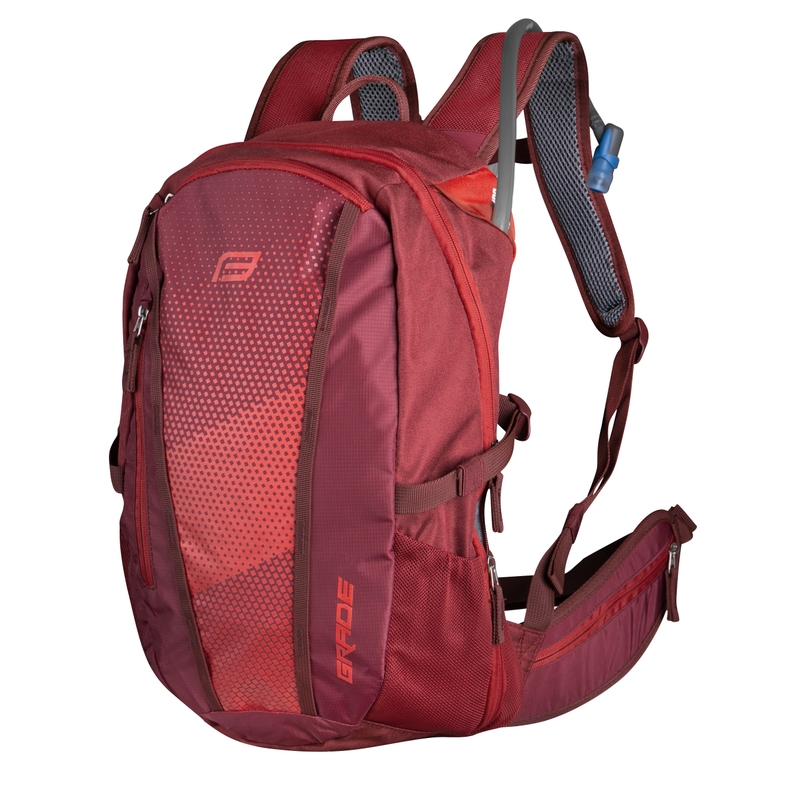 Rucsac pentru ciclism FORCE Grade Plus 22 l roșu cu hidrovac lichidare