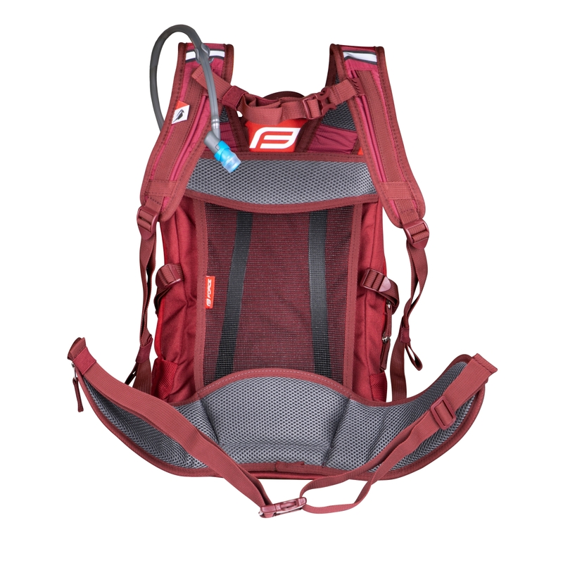 Rucsac pentru ciclism FORCE Grade Plus 22 l roșu cu hidrovac lichidare