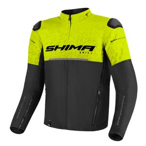 Geacă de motocicletă Shima Drift negru-galben-fluo