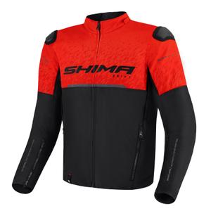 Geacă de motocicletă Shima Drift negru-roșu