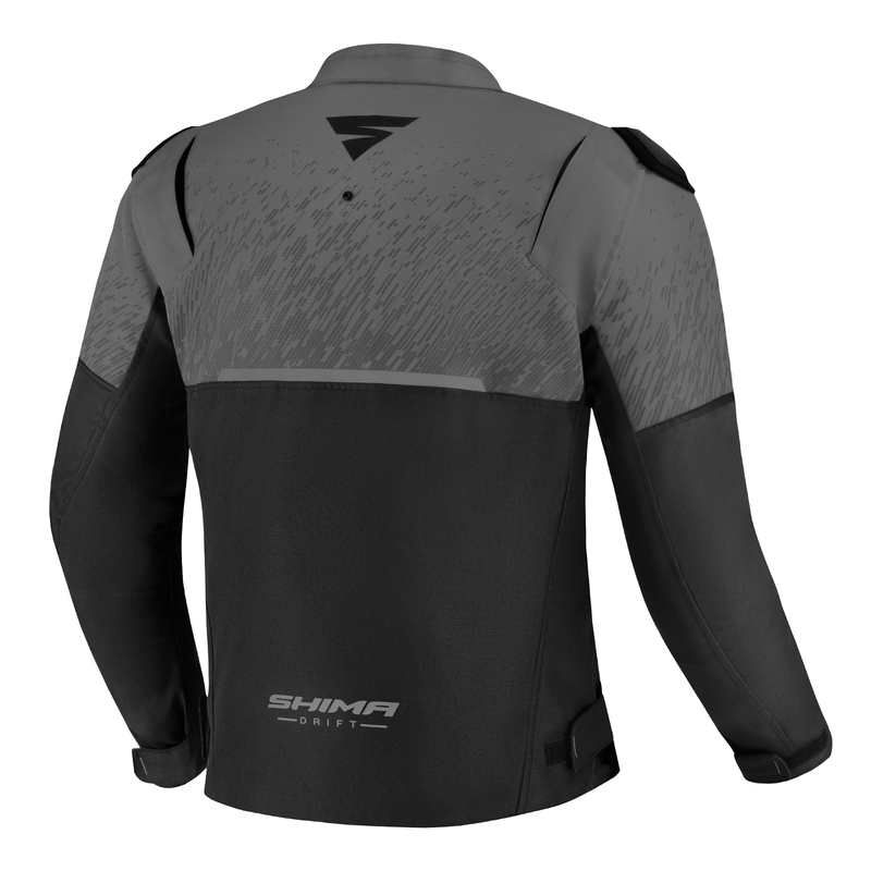 Geacă de motocicletă Shima Drift negru-gri