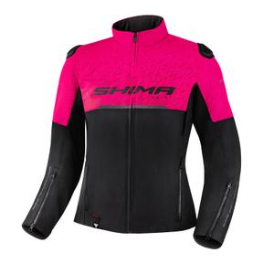 Jachetă de motocicletă pentru femei Shima Drift negru și roz