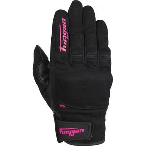 Mănuși de motocicletă pentru femei Furygan Jet D3O negru și roz pentru motociclete