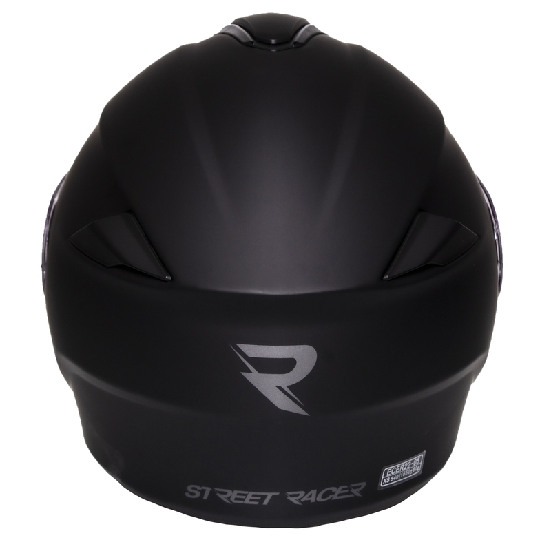 Cască moto modulabilă Street Racer Ranger negru mat