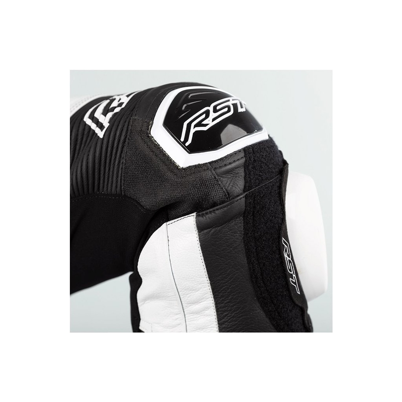 Combinezon moto 1 piesă RST Pro Series Airbag negru-alb lichidare