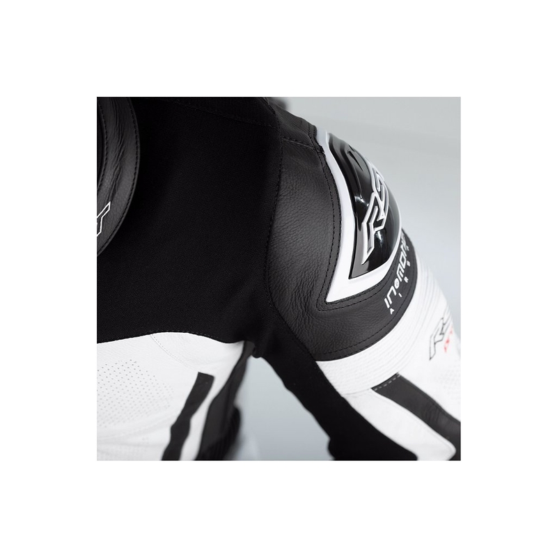 Combinezon moto 1 piesă RST Pro Series Airbag negru-alb lichidare