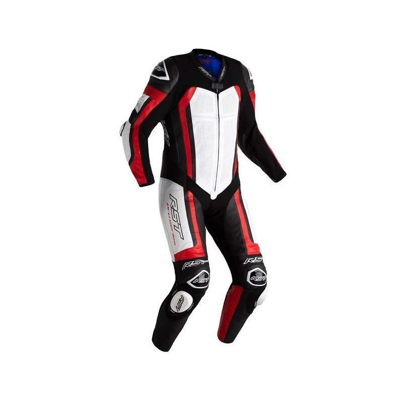 Combinezon moto 1 piesă RST Pro Series Airbag negru-alb-roșu lichidare