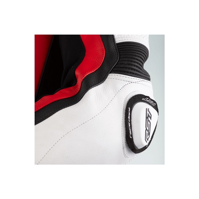 Combinezon moto 1 piesă RST Pro Series Airbag negru-alb-roșu lichidare