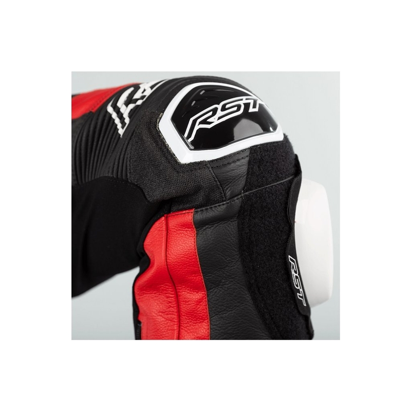Combinezon moto 1 piesă RST Pro Series Airbag negru-alb-roșu lichidare