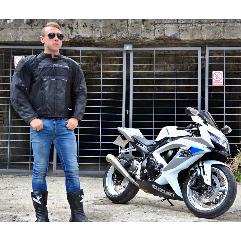 Jacheta de motociclete RSA-Airvent negru lichidare