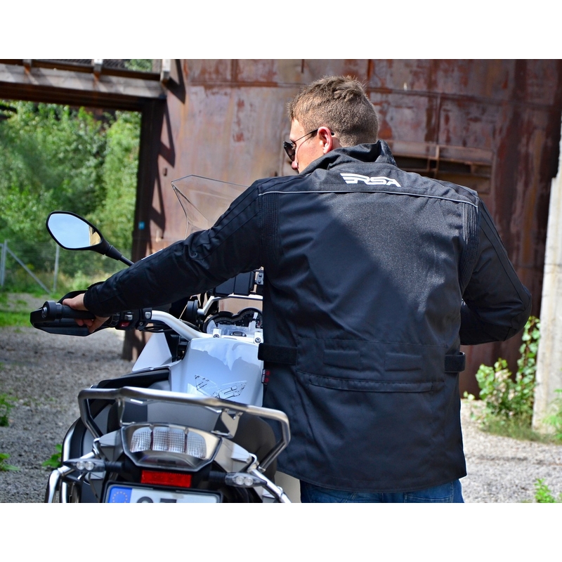 Jacheta de motociclete RSA Voyager negru lichidare