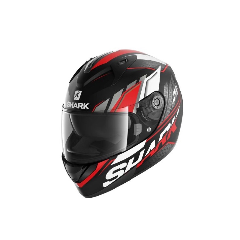 Cască integrală SHARK RIDILL 1.2 Phaz negru-alb-roșu