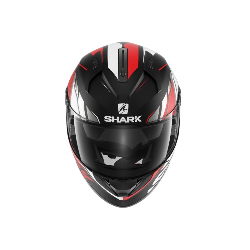 Cască integrală SHARK RIDILL 1.2 Phaz negru-alb-roșu