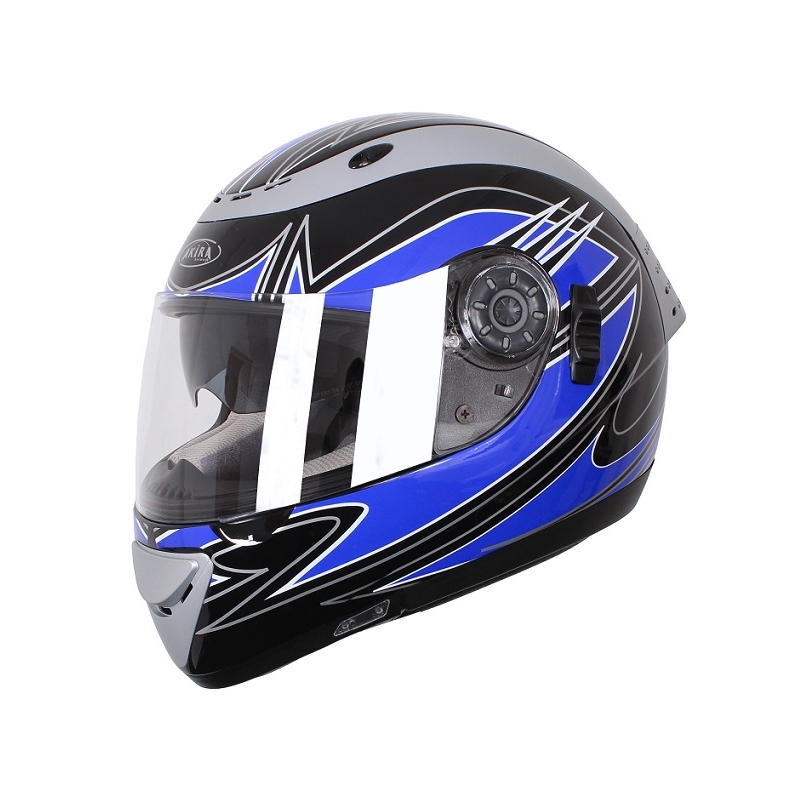 Cască de motocicletă Akira Izumi 2207 albastru lichidare