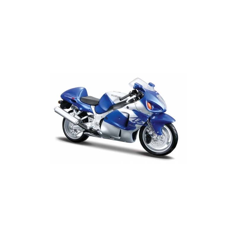 Modelul motocicletei Maisto Suzuki GSX 1300R Hayabusa albastru