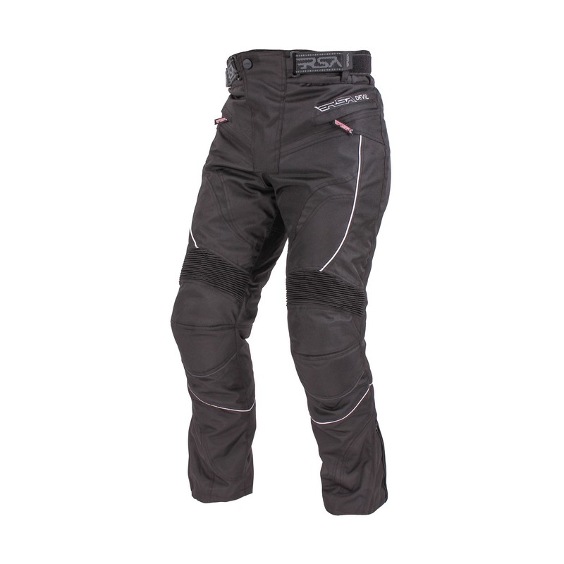 Pantaloni de motociclist pentru bărbați RSA Devil negru