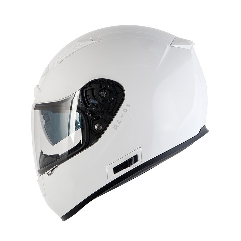 Casca de motocicletă Ozone RC-01 alb lichidare