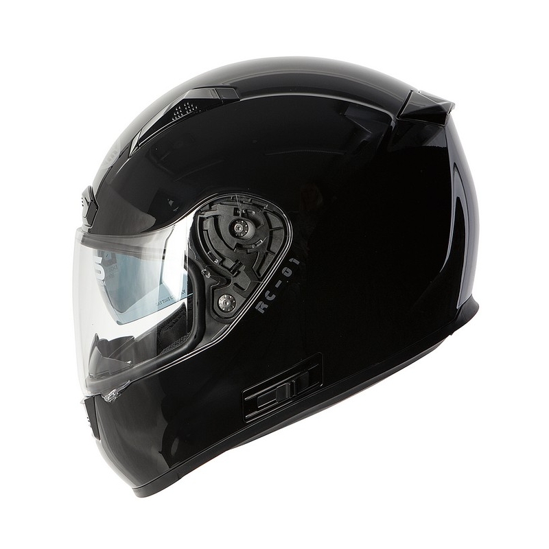 Cască de motocicletă Ozone RC-01 negru lucios lichidare