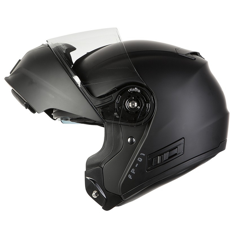 Cască de motocicletă Ozone FP-01 negru mat flip-up lichidare