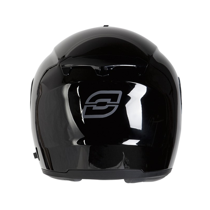 Ozone FP-01 negru lucios negru lucios tip-up casca de motocicletă lichidare