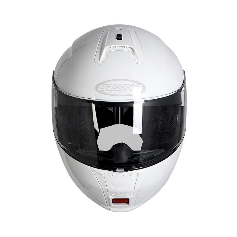 Cască de motocicletă Ozone FP-01 albă tip-up lichidare