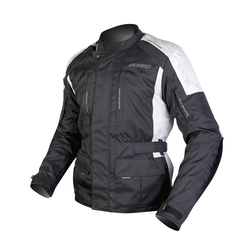 Jachetă moto Ozone Tour negru-gri lichidare