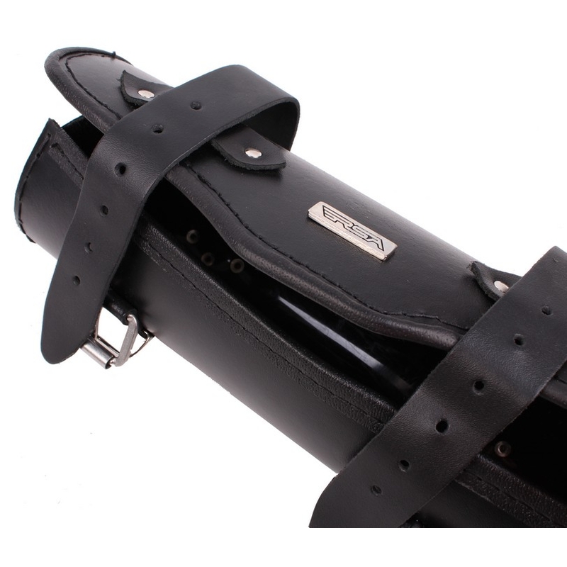 Geantă moto de piele pentru furcă Chopper/Custom RSA-6A