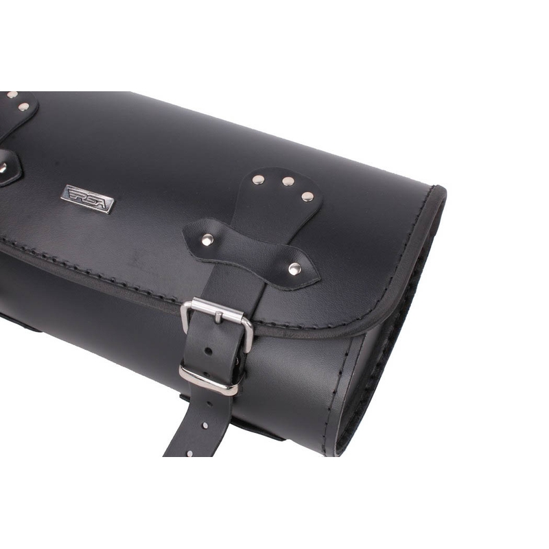 Geantă moto de piele pentru furcă Chopper/Custom RSA-9A