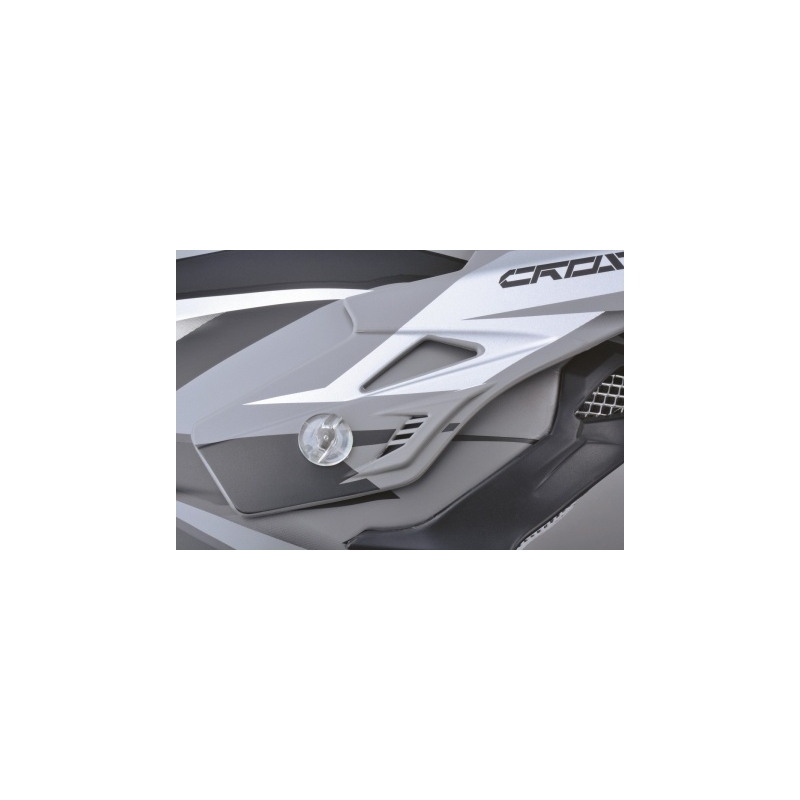 Cască de motocross Cassida Cross Pro - negru mat/gri lichidare